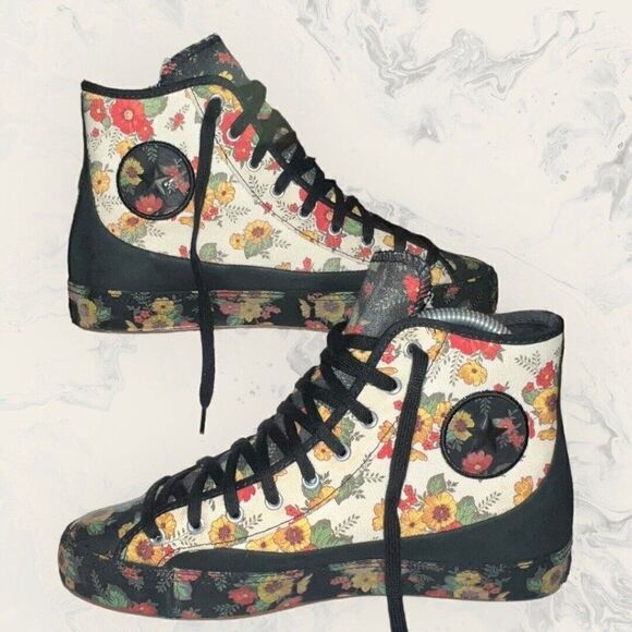Converse Chuck Taylor All Star Sasha High Floral Bloom Hi Top Sneaker Women 5.5 - Picture 4 of 8